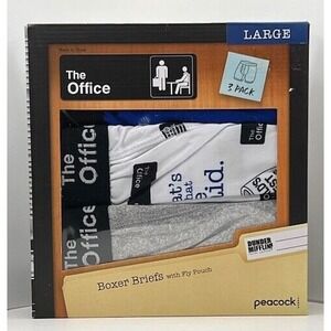 The Office 3 pk That's What She Said Novelty Boxer Briefs Mens Sz Large‎ 35-38